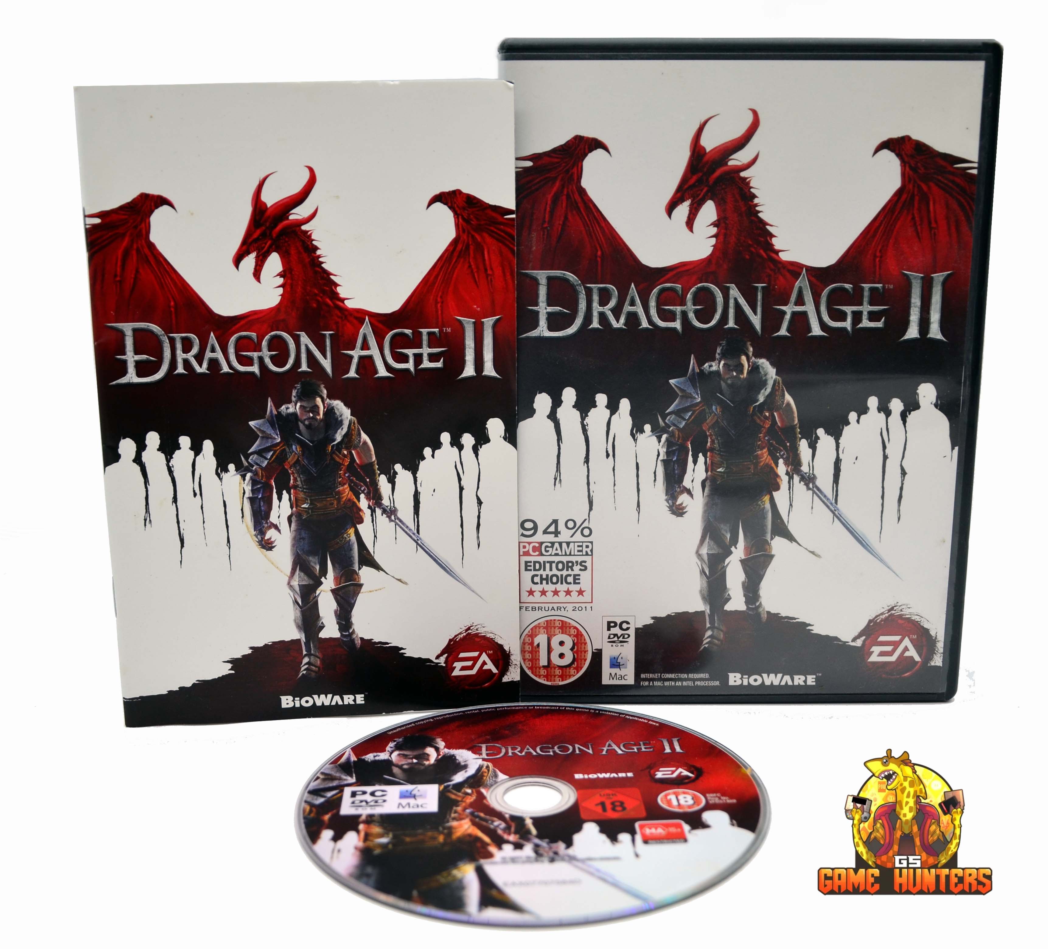 Dragon Age II Case, Manual & Disc.jpg  by GSGAMEHUNTERS