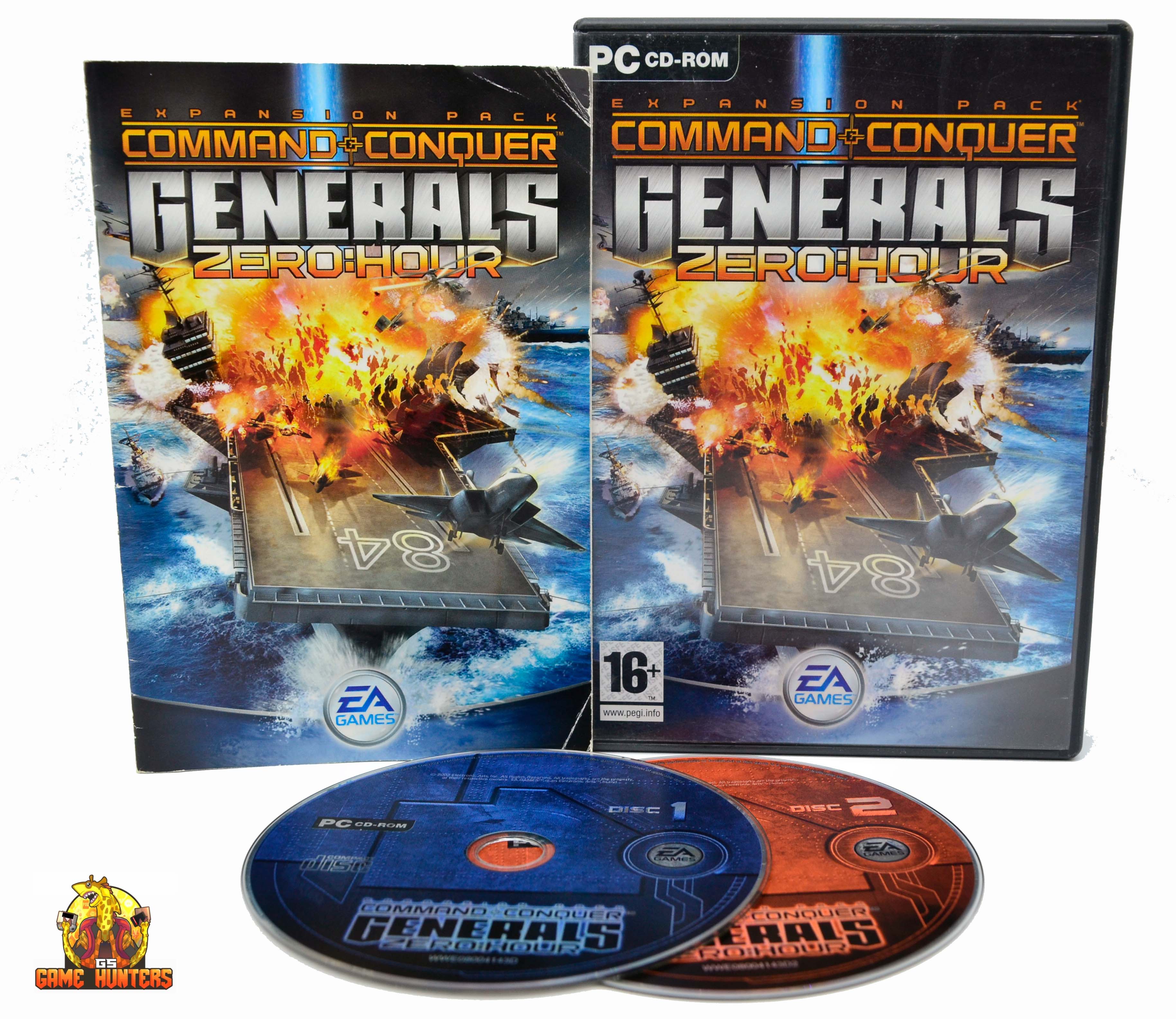 Command & Conquer Generals Case, Manual & Discs.jpg Command & Conquer Generals  by GSGAMEHUNTERS