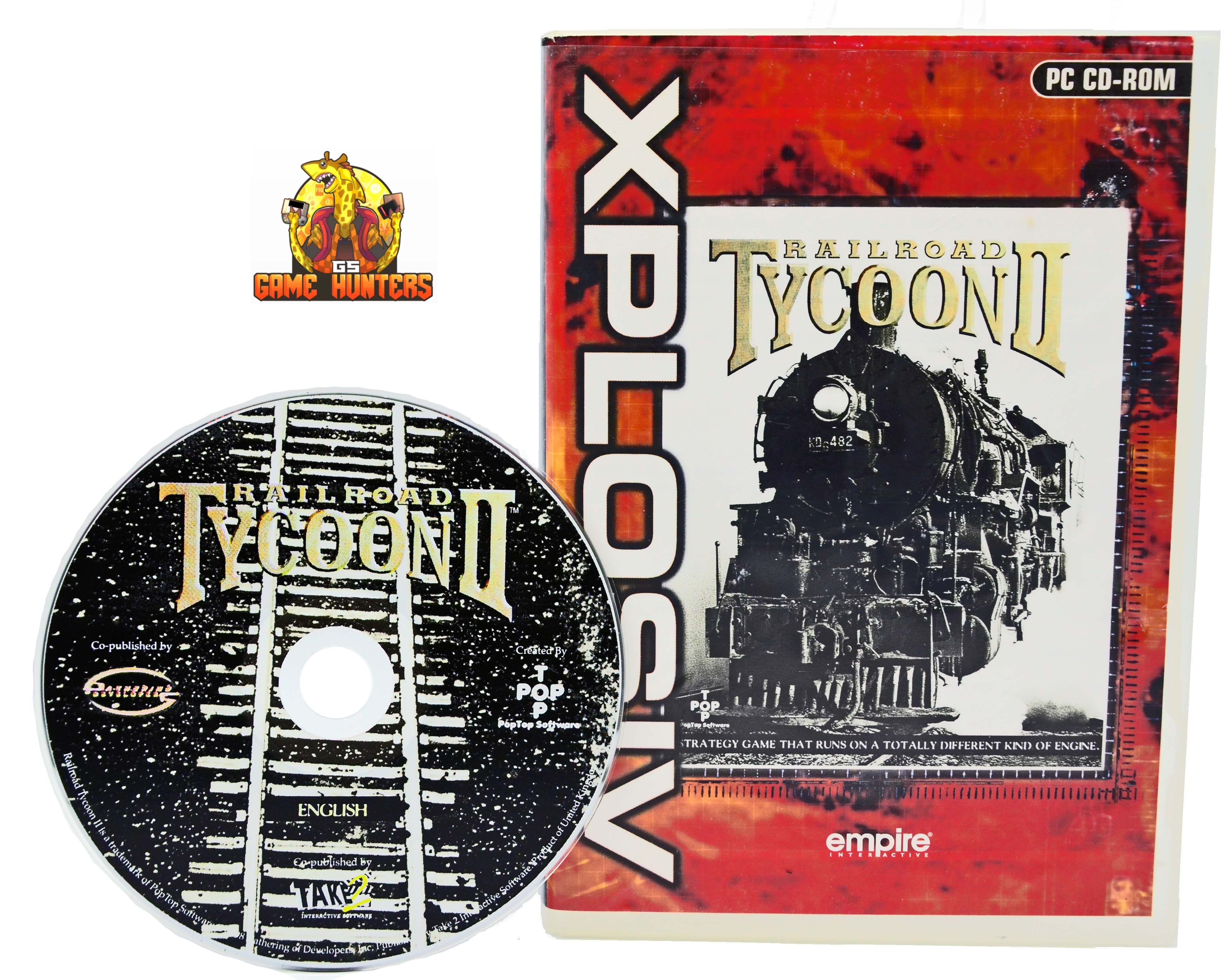 Railroad Tycoon II Case & Disc.jpg  by GSGAMEHUNTERS