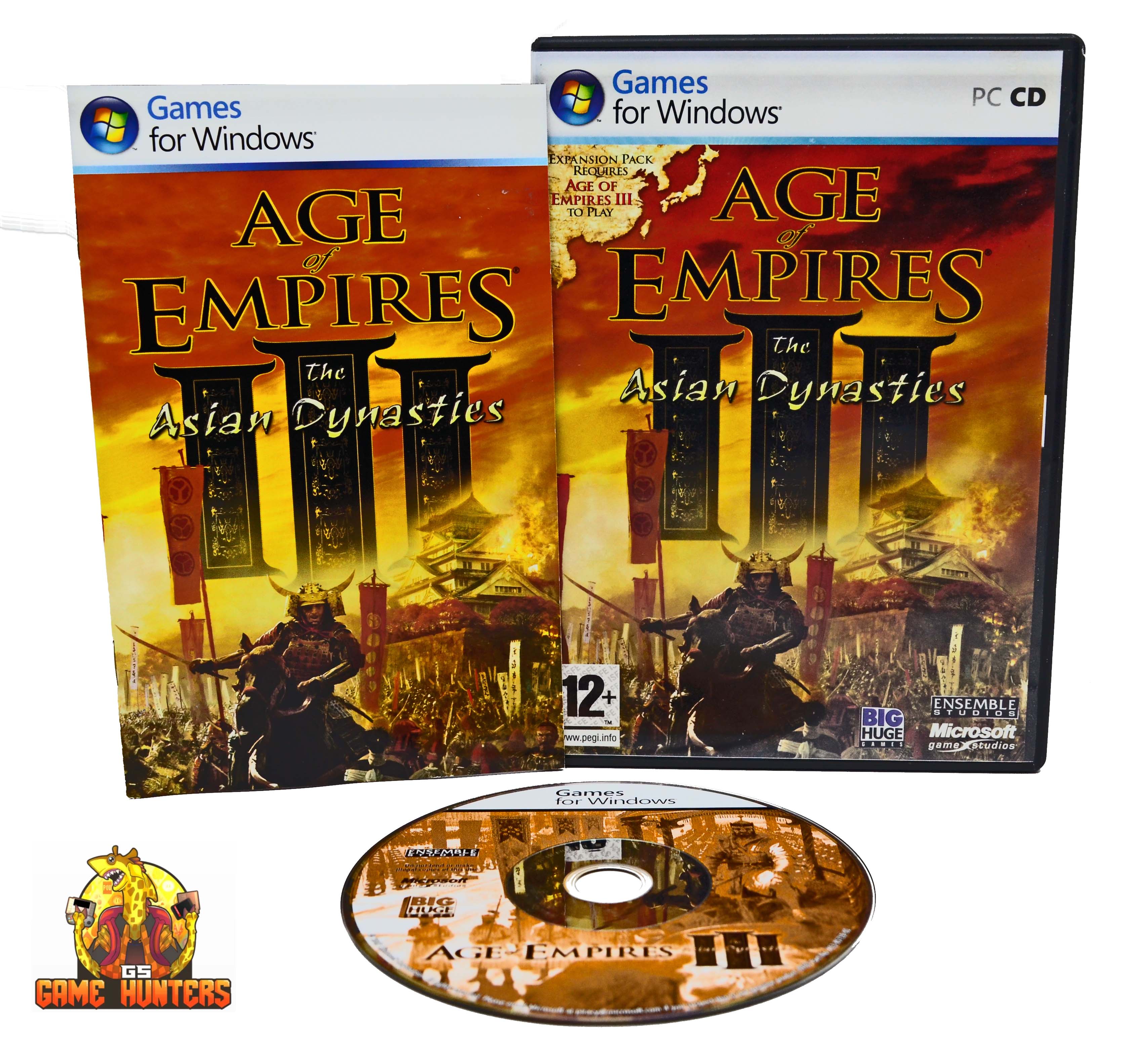 Age of Empires III The Asian Dynasties Case, Manual & Disc.jpg  by GSGAMEHUNTERS