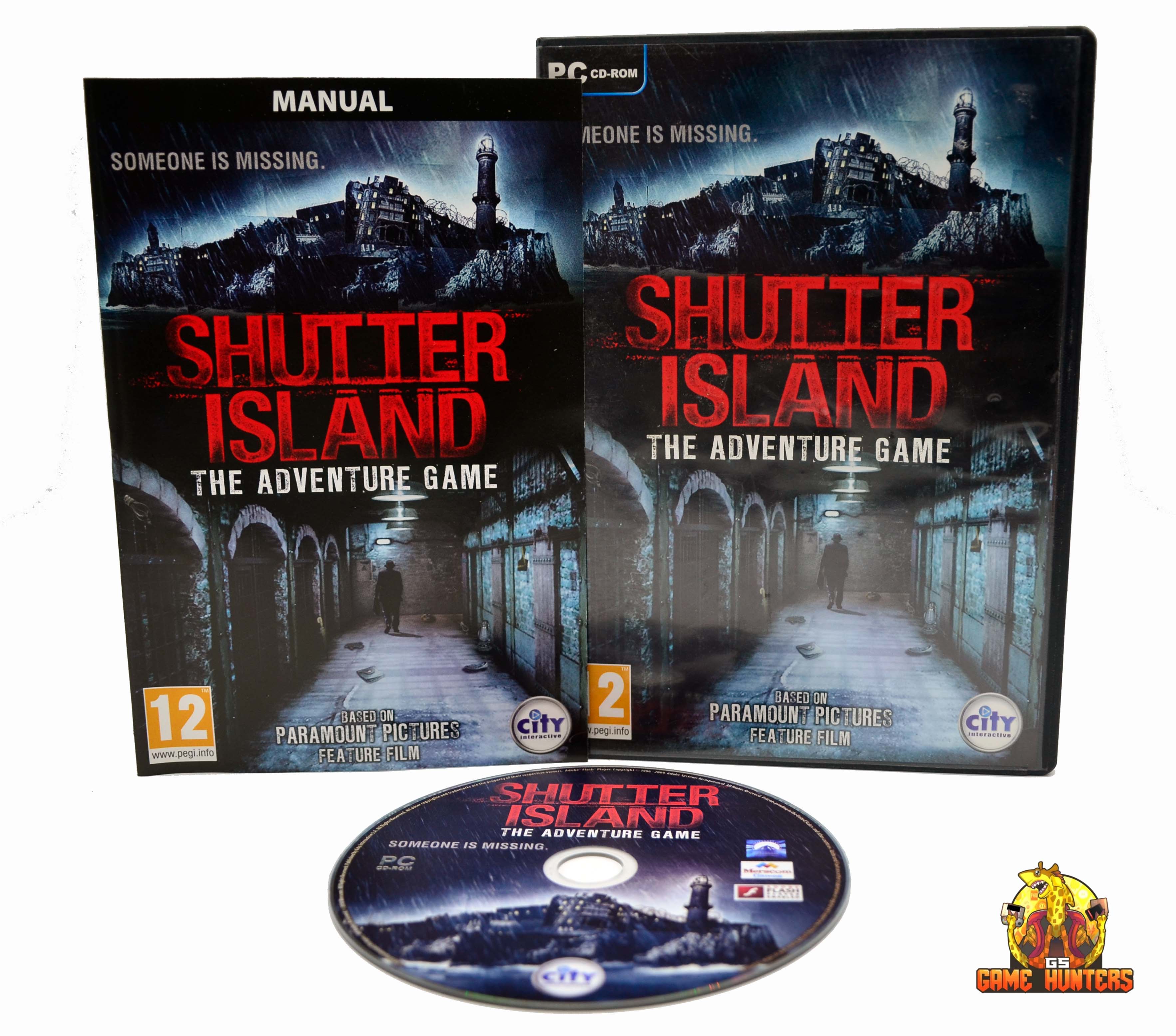 Shutter Island The Adventure Game Case, Manual & Disc.jpg  by GSGAMEHUNTERS