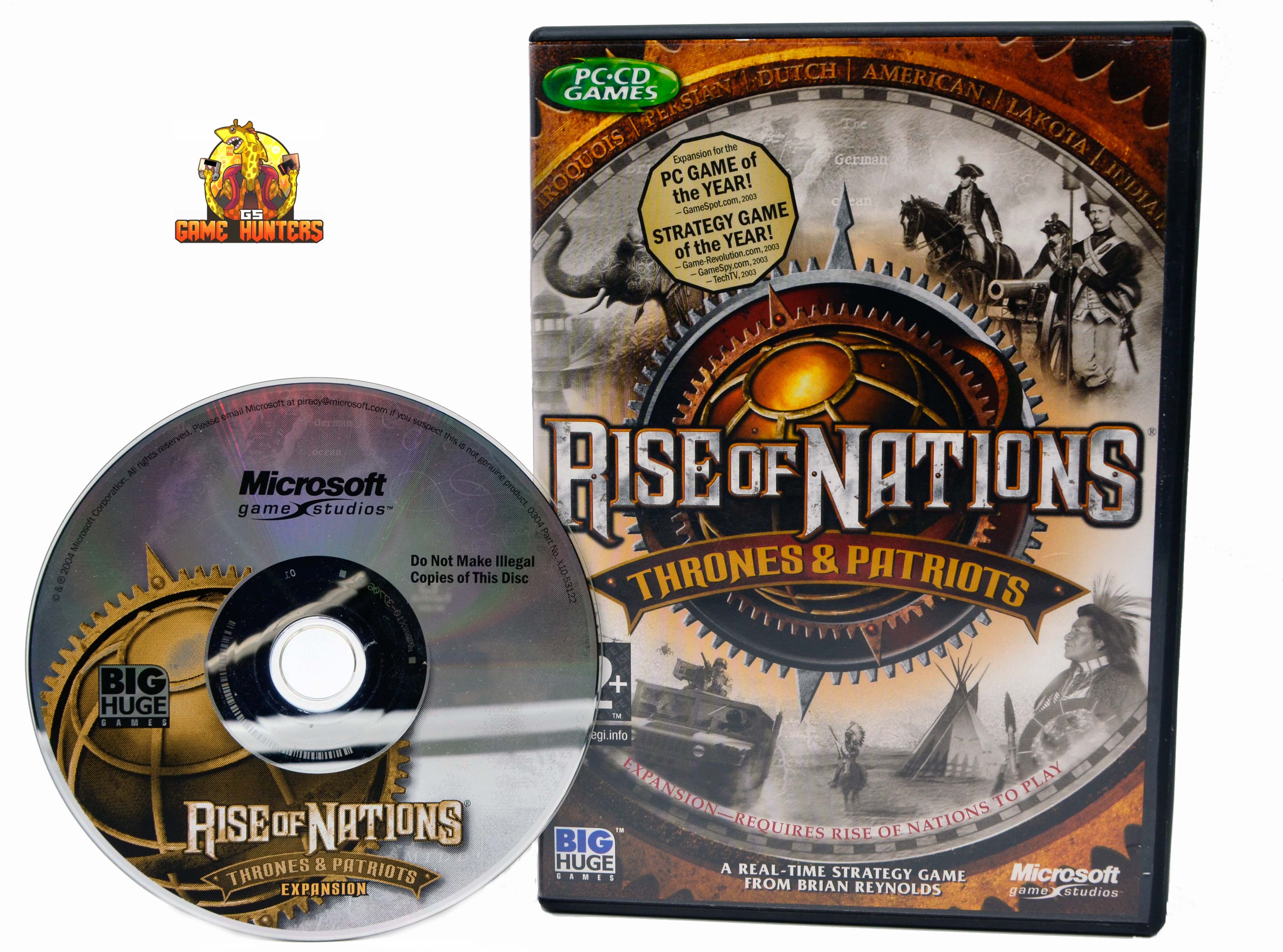Rise of Nations Thrones & Patriots Case & Disc.jpg  by GSGAMEHUNTERS