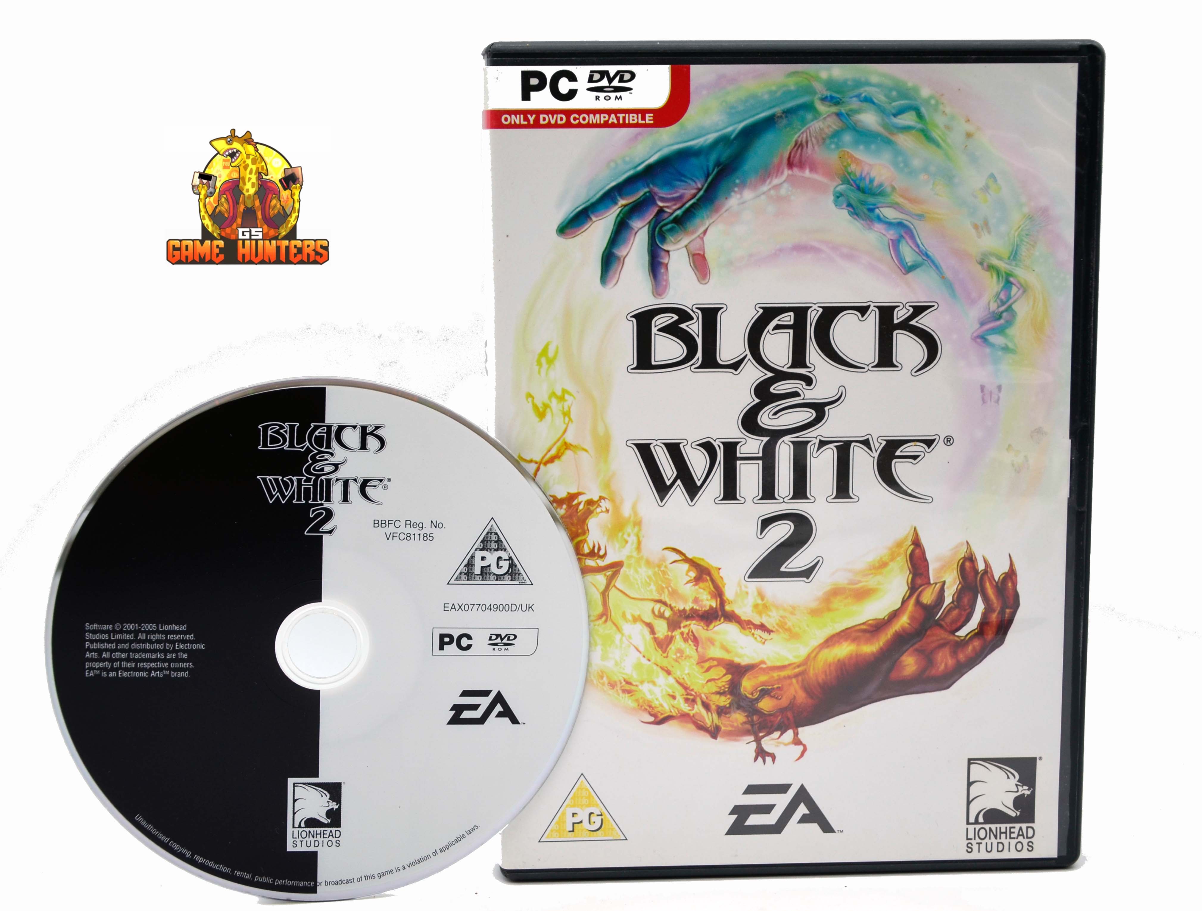 Black & White 2 Case & Disc.jpg  by GSGAMEHUNTERS