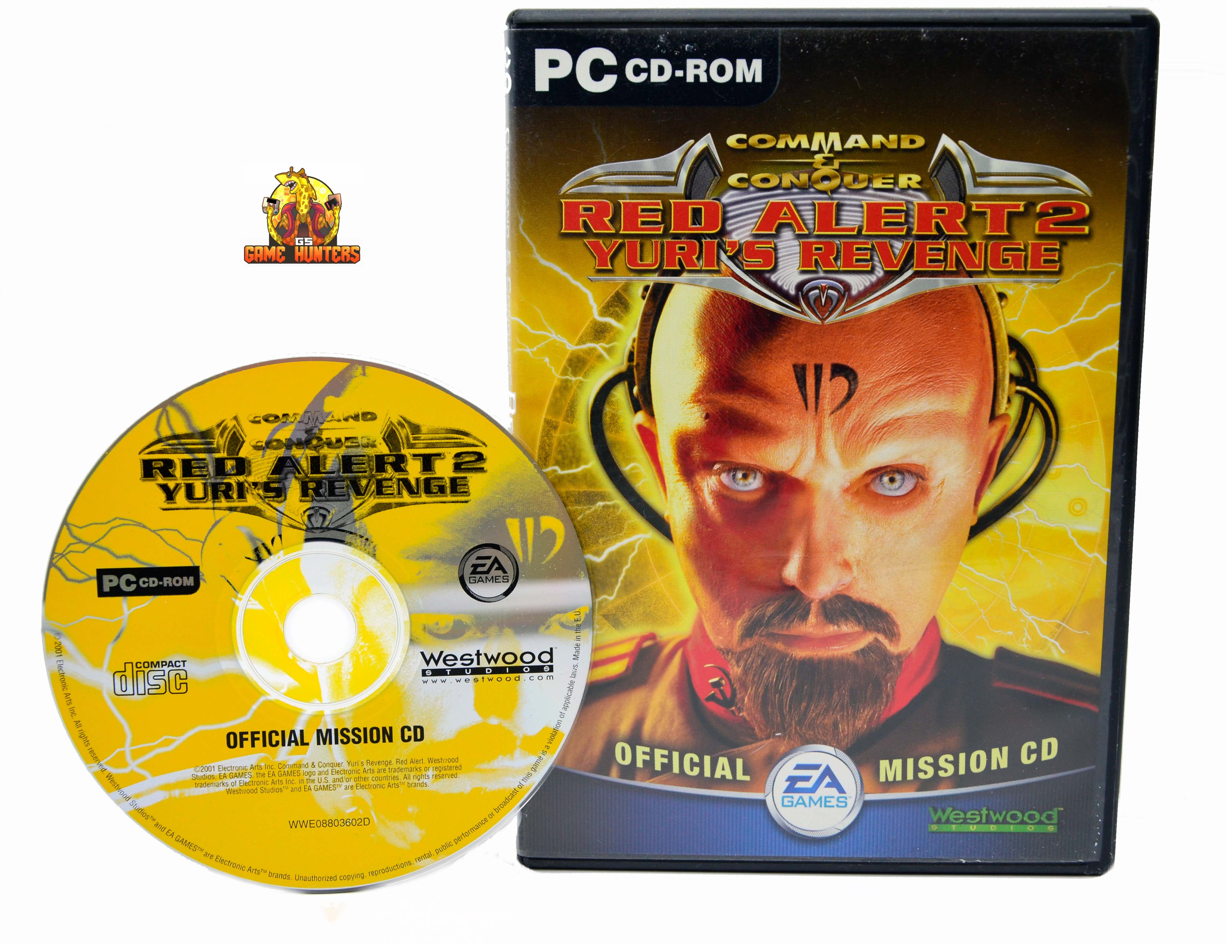 Command & Conquer Red Alert 2 Yuris Revenge Case & Disc.jpg  by GSGAMEHUNTERS
