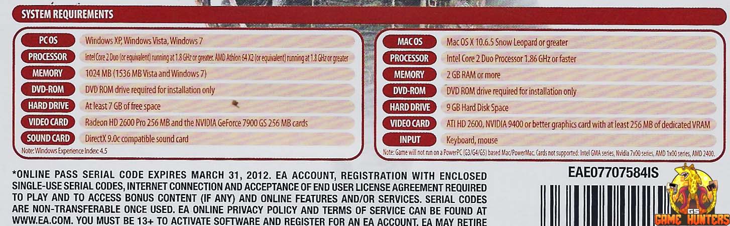 Dragon Age II System Requirements.jpg Dragon Age II by GSGAMEHUNTERS