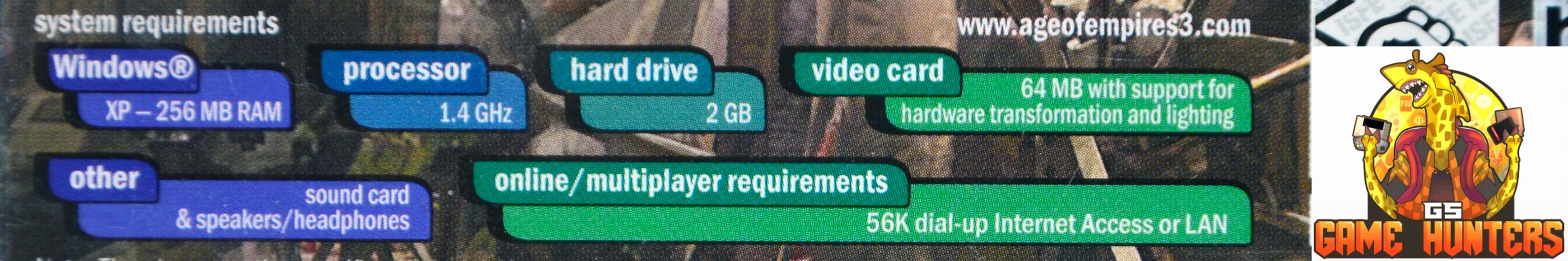 Age of Empires III System Requirements.jpg Age of Empires III  by GSGAMEHUNTERS