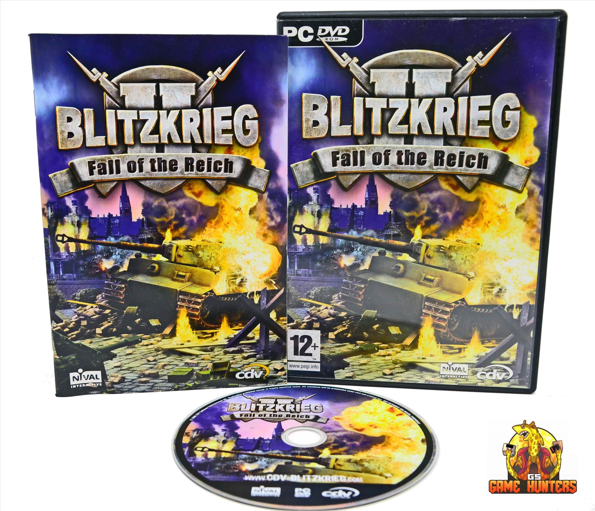 Blitzkrieg 2 Fall of the Reich Case, Manual & Disc.jpg  by GSGAMEHUNTERS