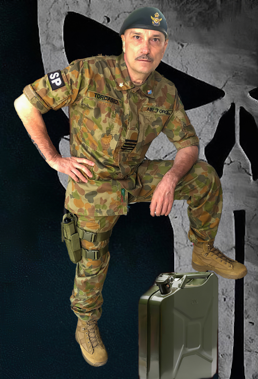 John Torcasio: Wearing Disruptive Pattern Camouflage Uniform and Beret John Torcasio: Portrait by johntorcasio