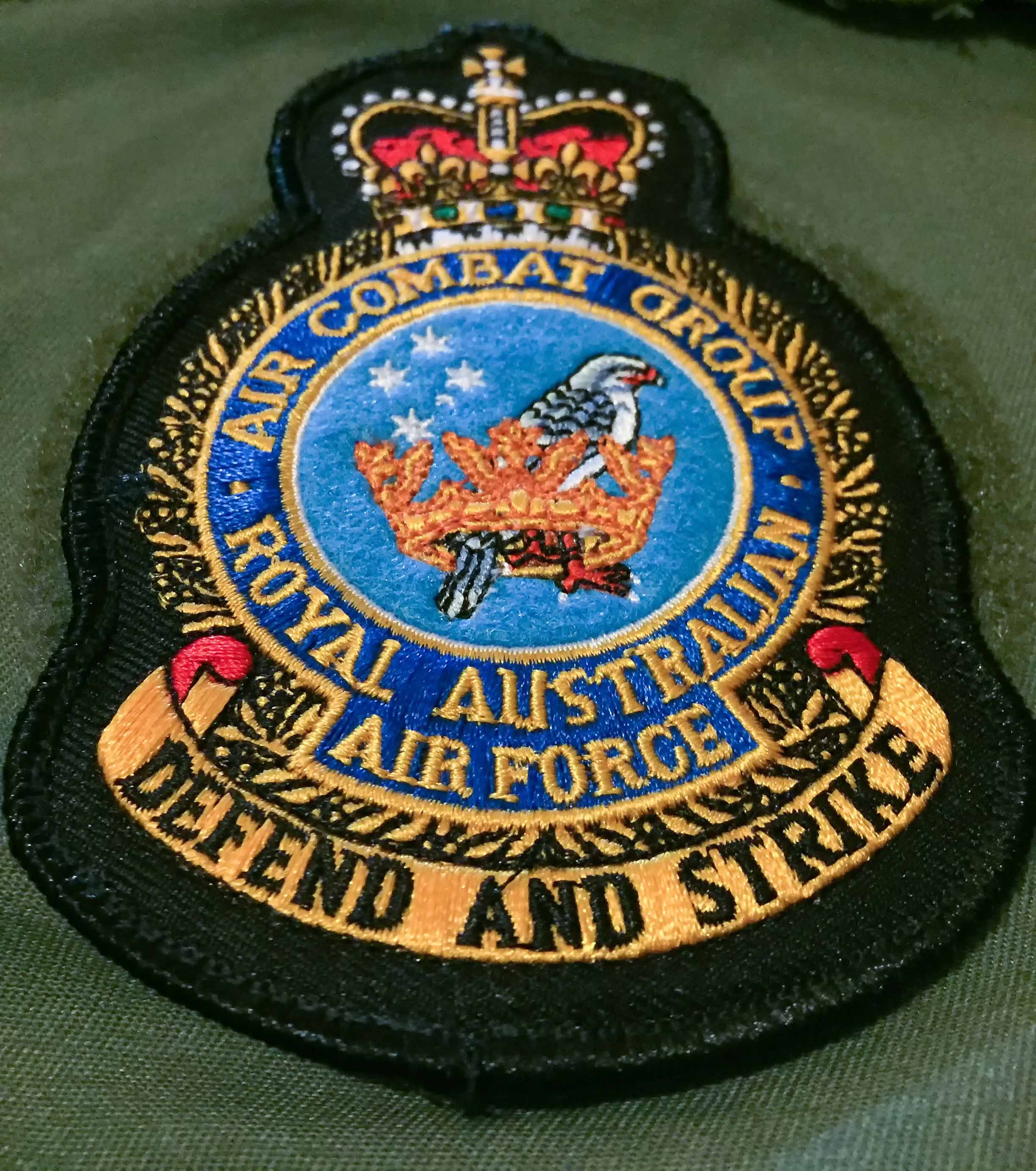 ROYAL AUSTRALIAN AIR FORCE AIR COMBAT GROUP ROYAL AUSTRALIAN AIR FORCE DEFEND AND STRIKE by johntorcasio