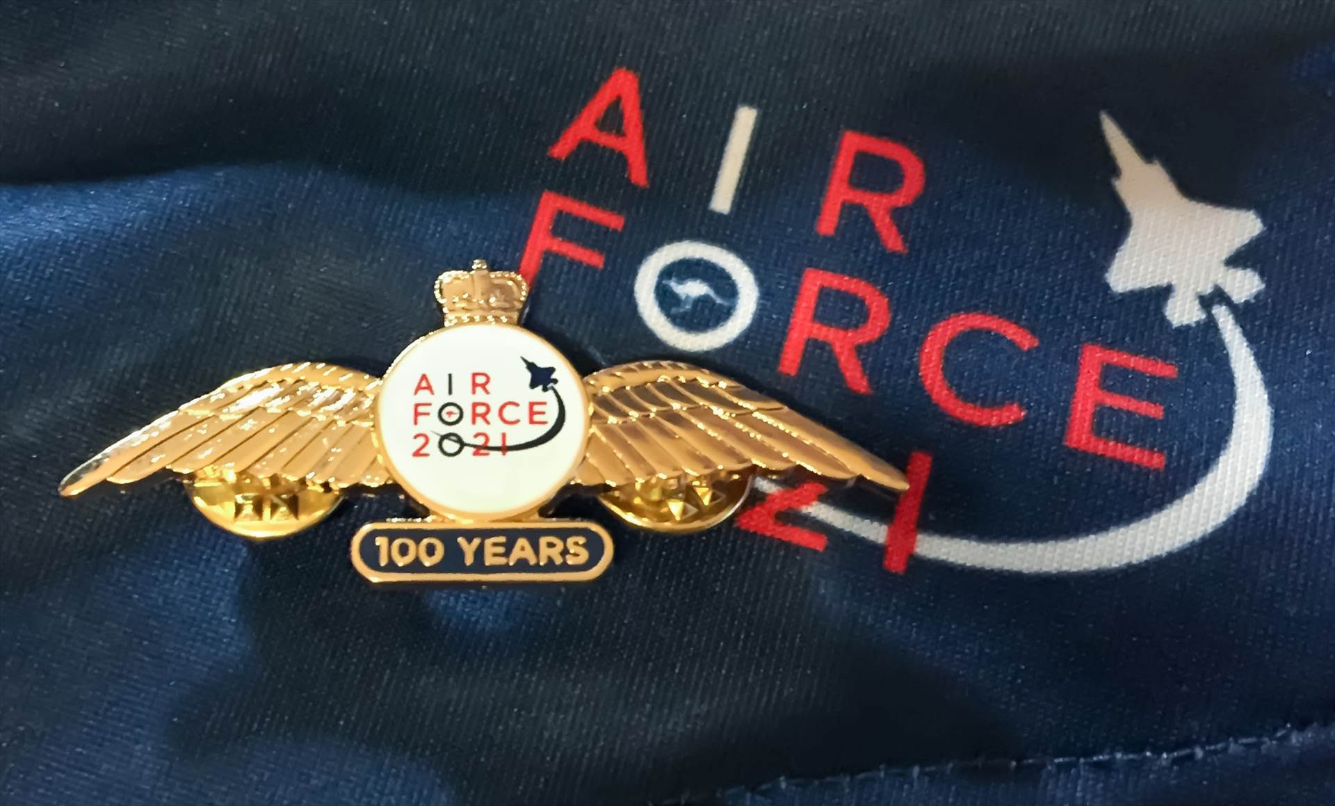Royal Australian Air Force Centenary 2021  Air Force Centenary 2021 gold wings by johntorcasio