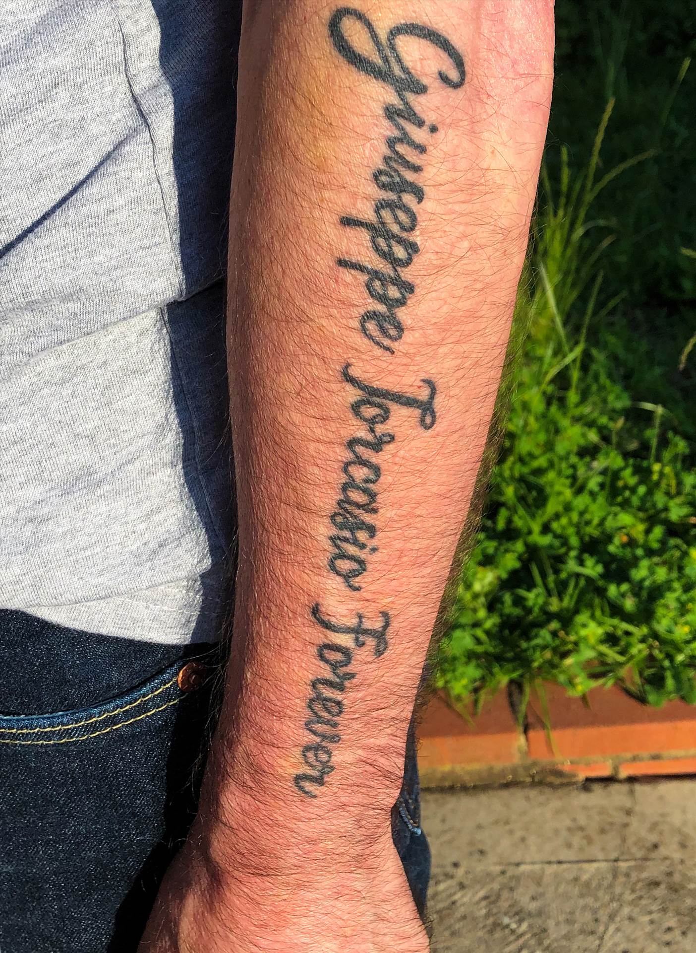 Giuseppe Torcasio Forever  Giuseppe Torcasio Forever Tattoo by johntorcasio