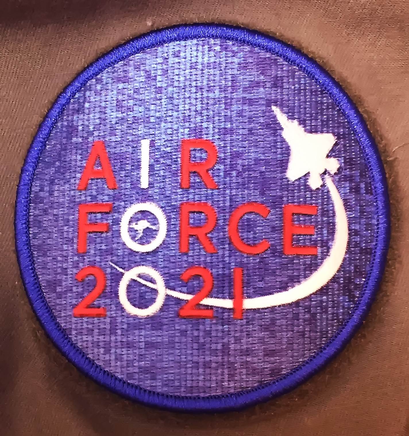 Air Force 100 Embroidered Patch Air Force 100 Embroidered Patch by johntorcasio