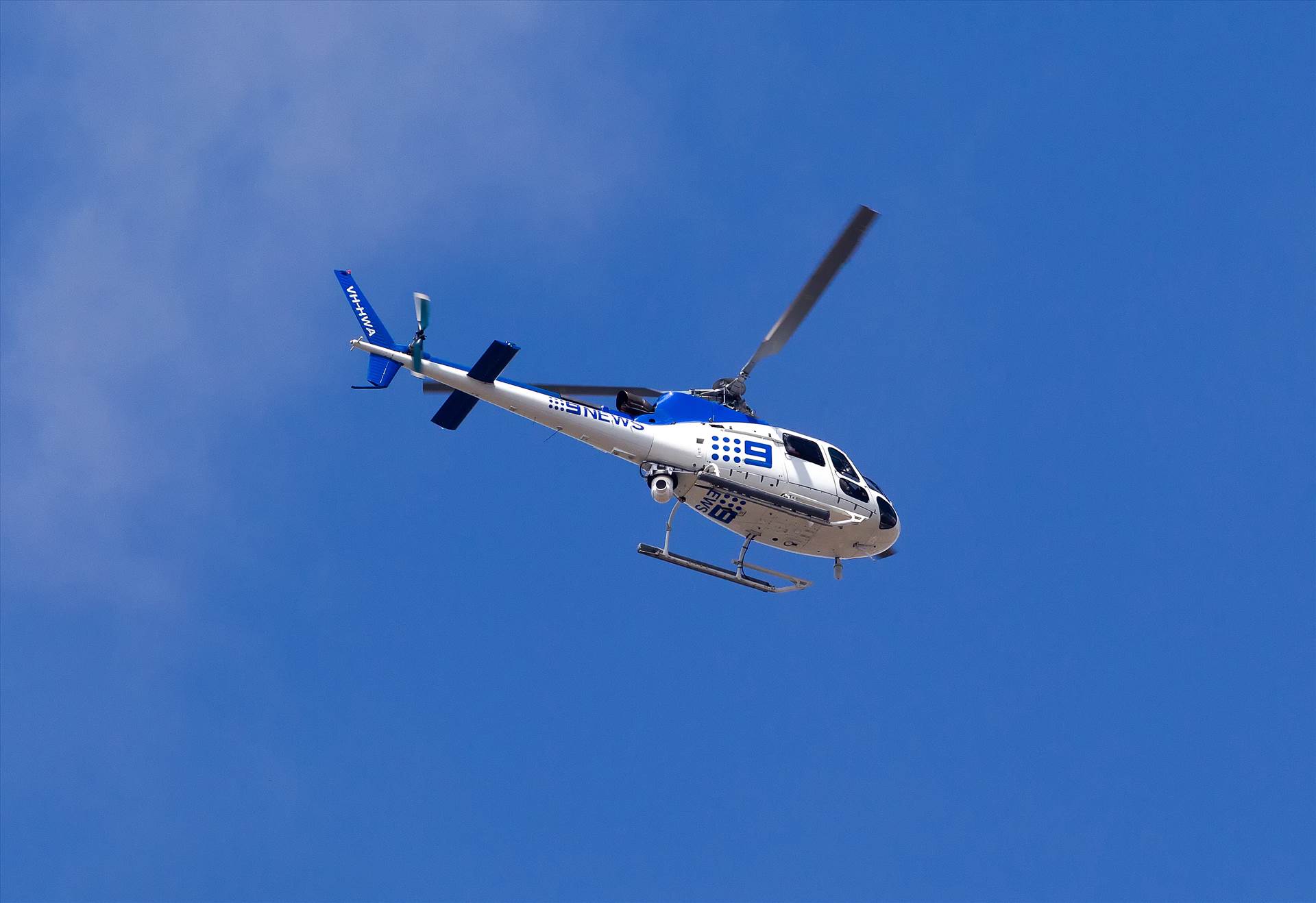 VH-HWA Channel 9 News TV Channel 9 news helicopter by johntorcasio