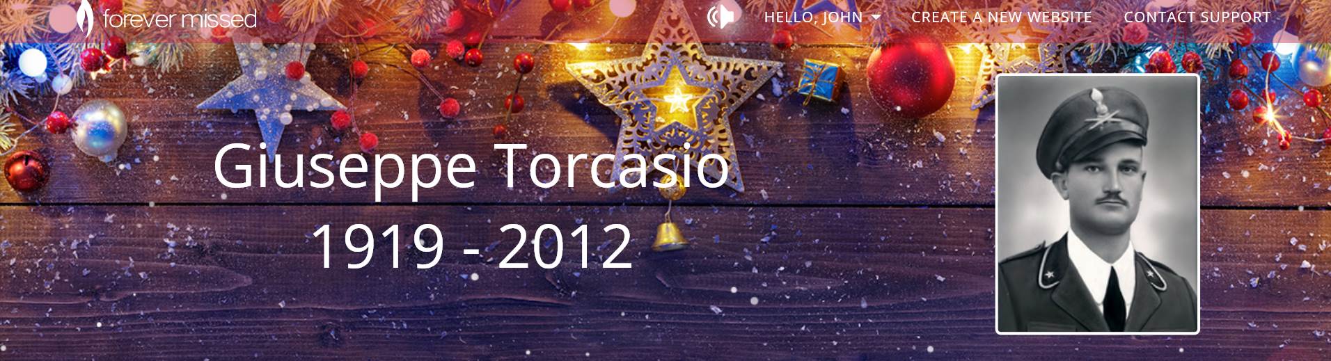 Giuseppe Torcasio: Forever, Christmas 2021 Giuseppe Torcasio: Forever, Christmas 2021 by johntorcasio
