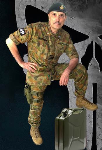 John Torcasio: Wearing Disruptive Pattern Camouflage Uniform and Beret by johntorcasio