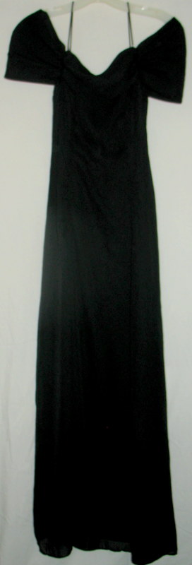 Black off the shoulder dress.jpg 53 Length by BudgetGeneral
