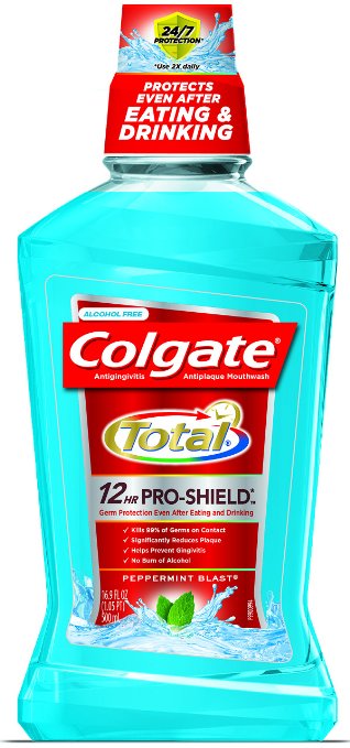 Colgate Total Advanced Pro-Shield Mouthwash, Peppermint.jpg  by BudgetGeneral