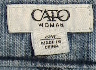 Cato Woman 22W Denim shorts.jpg  by BudgetGeneral