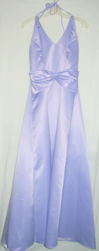 Lavendar Halter top with bow gown.jpg 57 Lenght by BudgetGeneral