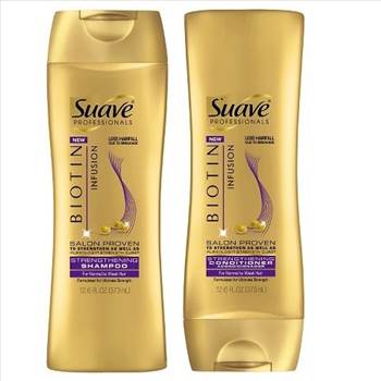 Suave Professionals Biotin Infusion Strengthening Shampoo and Conditioner for Normal to Weak Hair 12.6 oZ.jpg by BudgetGeneral