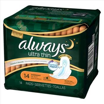 Always Ultra Thin 10 hr leakguard protection 14 count overnight 2.jpg by BudgetGeneral