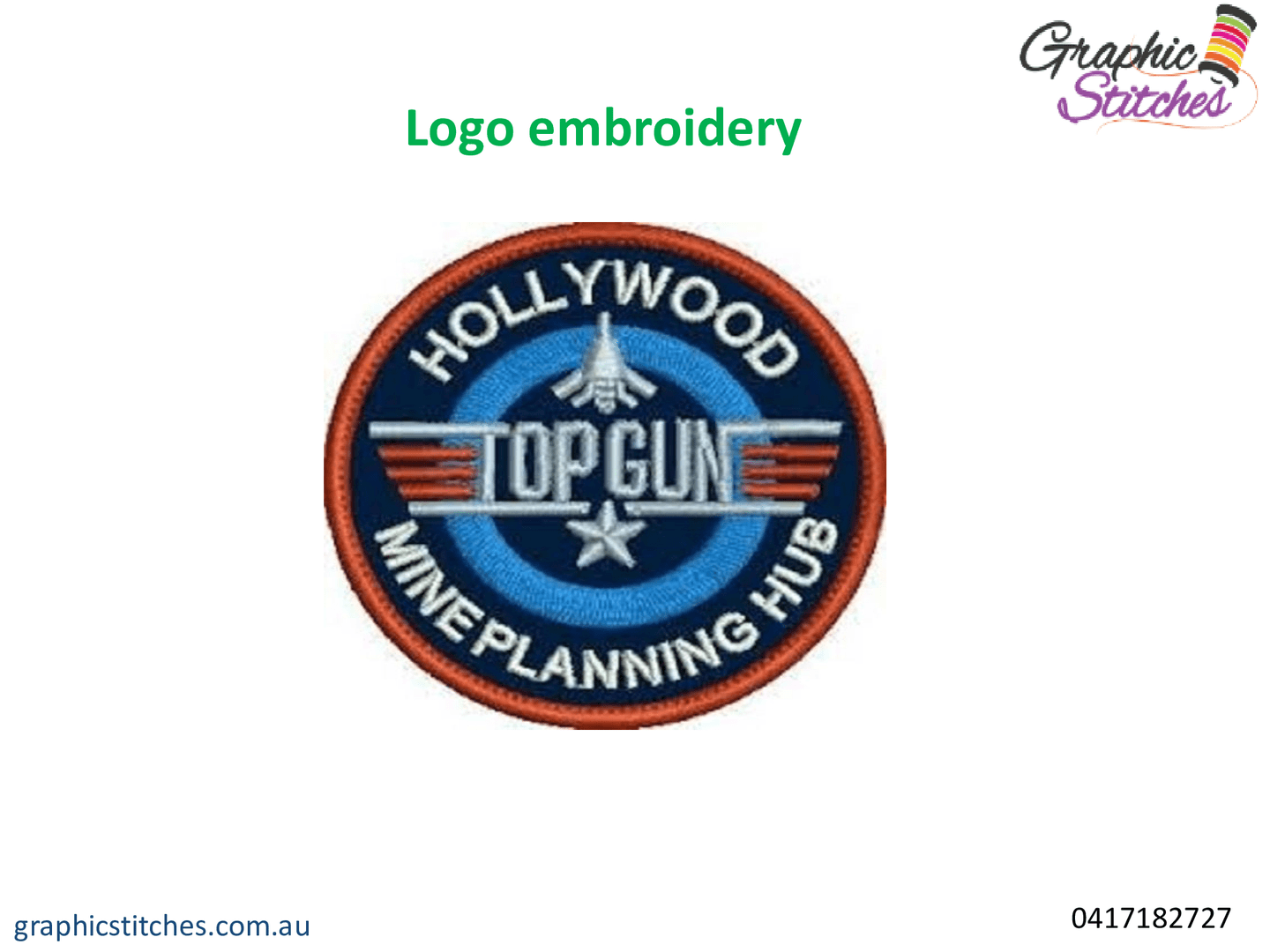 Logo embroidery- Graphic Stitches.gif  by Graphicstitch