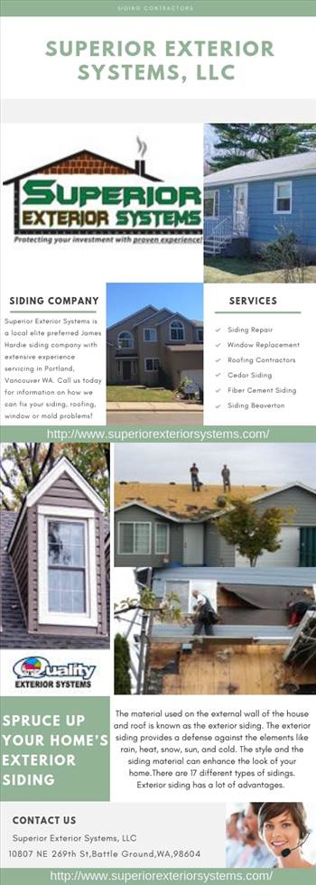 Need a licensed siding contractor company in Portland? Call Superior Exterior Systems . Get more details visit at http://www.superiorexteriorsystems.com/