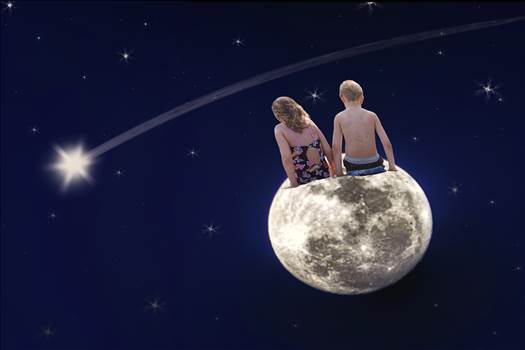 Southern Moon Stary Night Commet.jpg by jennyellenphotography