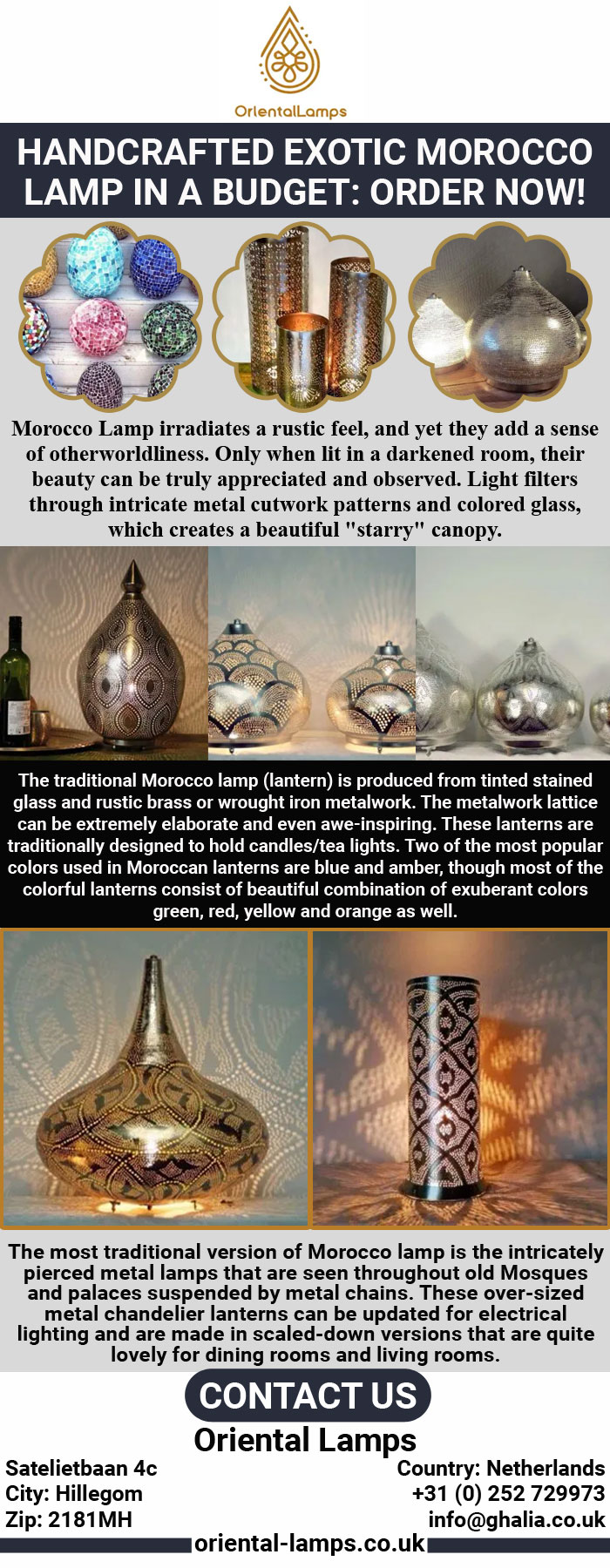 Handcrafted Exotic Morocco Lamp in a Budget Order Now!.jpg  by orientallamps