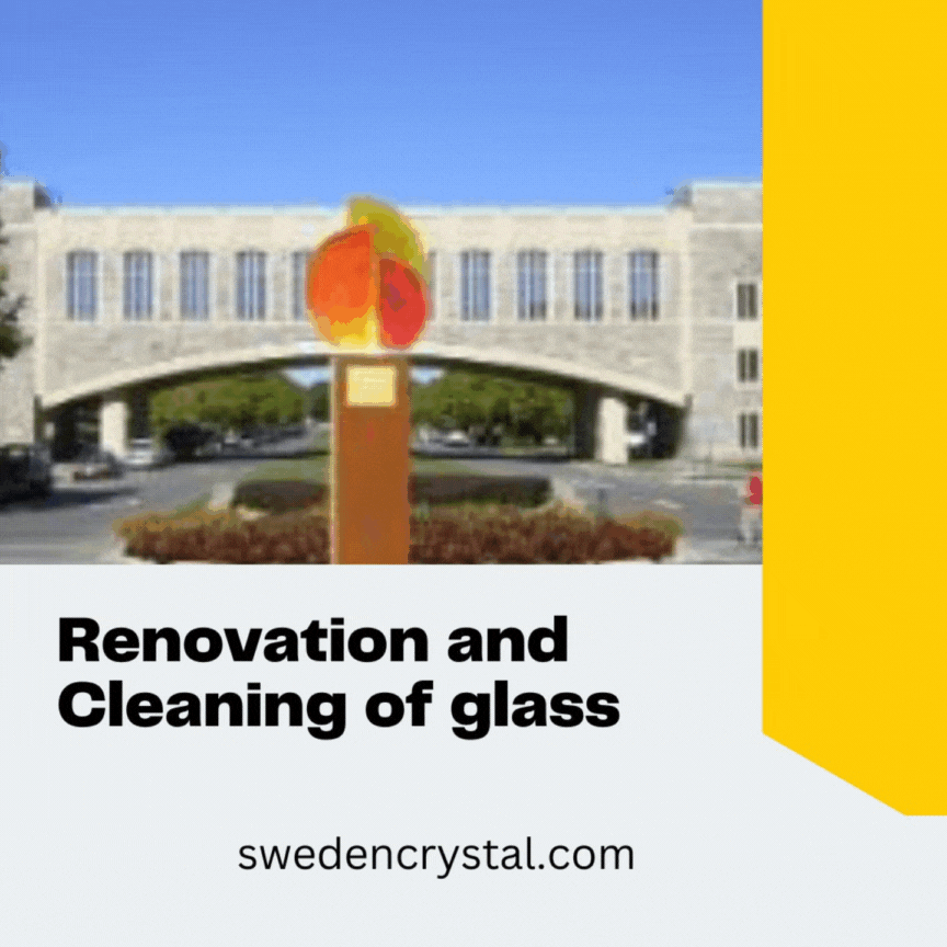 Renovation and Cleaning of glass Sweden Crystal Design is the most promising glass work designing company for the best renovation and cleaning of glass solutions. For more visit: https://swedencrystal.com/renovation-repair-artwork/ by Swedencrystal1