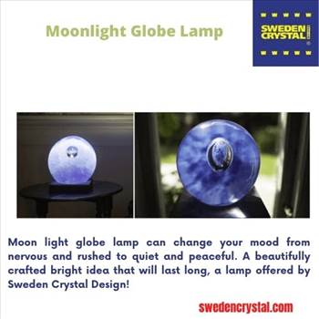 Moonlight globe lamp by Swedencrystal1