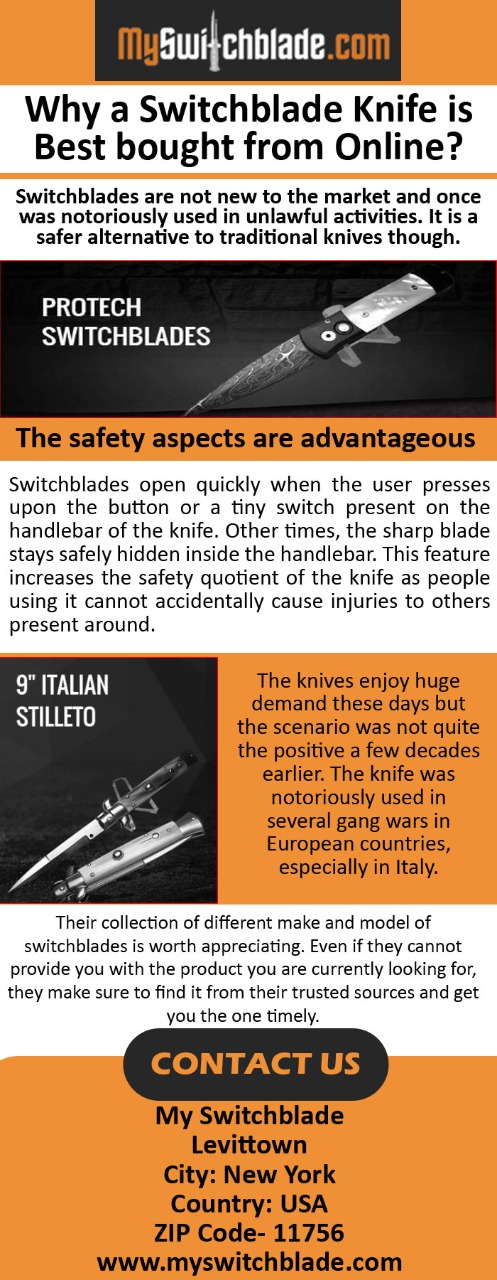 Why a Switchblade Knife is Best bought from Online.jpg  by Myswitchblade