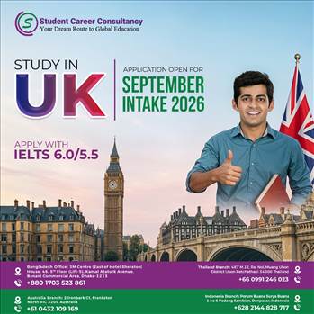 Student Career Consultancy (SCC) is a trusted Education Consultancy Firm in Dhaka, Bangladesh, helping students study abroad with expert guidance, university admission support, and visa processing for the UK, USA, Canada, Australia, and beyond.