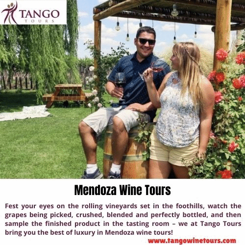 Mendoza Wine Tours Looking for a remarkable wine vacation without any worries?  Get in touch with Tango Tours.  We are one of the leaders in luxury wine tourism in South America. For more details, visit: https://www.tangowinetours.com/argentina-wine-tours/ by Tangowinetours