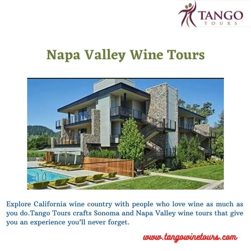 Napa Valley Wine Tours Taste the famous wines of Napa Valley. Enjoy the wine and the wineries that are only known by the most discerning of wine aficionado, but with us, it’s easy. For more details, visit: https://www.tangowinetours.com/napa-valley-wine-tours/ by Tangowinetours
