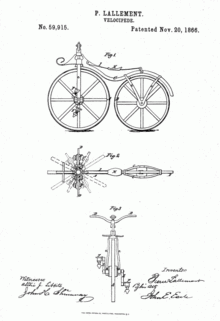 220px-Lallement-bicycle-patent-1866.gif  by JohnBunker