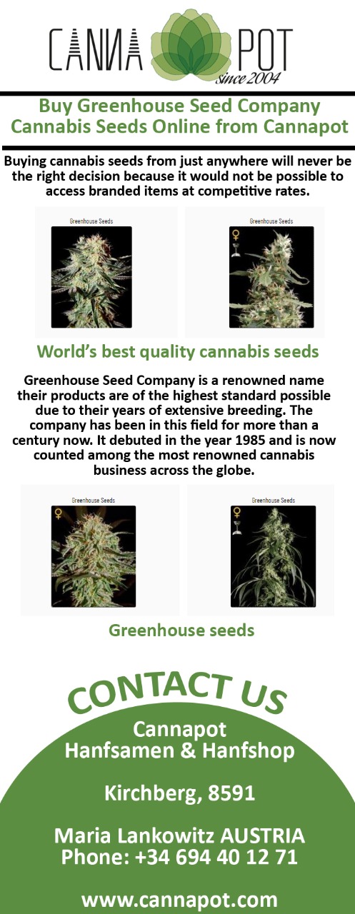 Buy  Greenhouse Seed Company Cannabis seeds online from Cannapot.jpg  by Cannapot