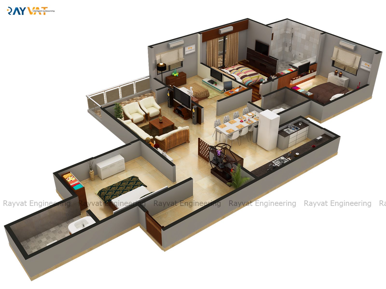 Luxurious-Flat-4-Bedrooms-Dubai.jpg  by Rayvatengineering