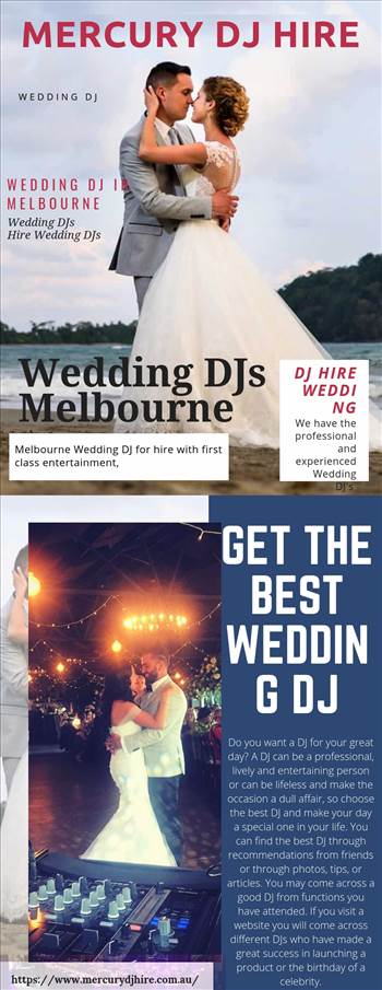 At Mercury DJ Hire, we have hand selected only the best Melbourne DJ’s for your wedding, corporate function, party and functions.  Get more details visit at https://www.mercurydjhire.com.au/
