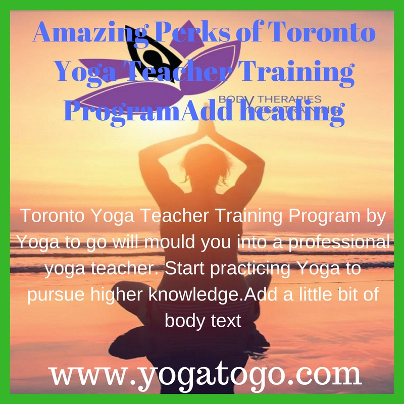Amazing Perks of Toronto Yoga Teacher Training Program Toronto Yoga Teacher Training Program by Yoga to go will mould you into a professional yoga teacher.just visit : http://yogatogocanada.weebly.com/blog/-holistic-yoga-toronto-yoga-teacher-training   by yogatogo
