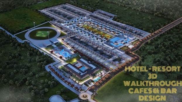 Hotel - Resort 3d Walkthrough - Cafes & Bar design (1).jpg by 3dyantramstudio
