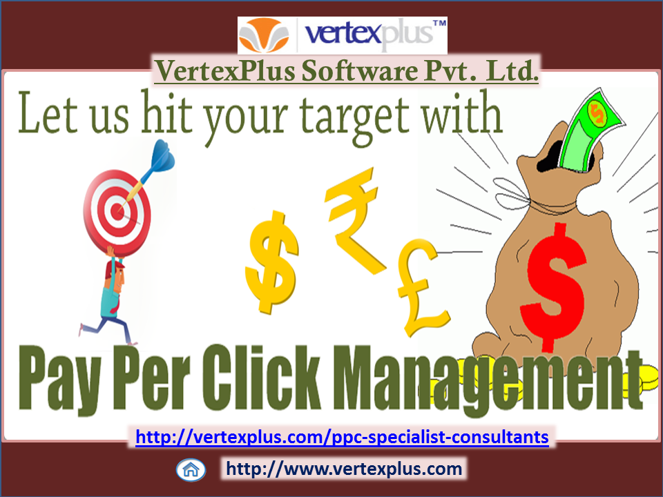 Avail the Services of PPC Management Company India at VertexPlus Software  by vertexplus