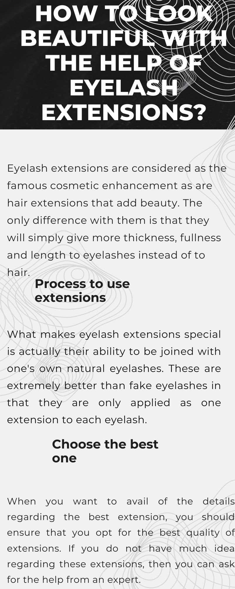 How to look beautiful with the help of eyelash extensions.jpg  by brisbanelashlab