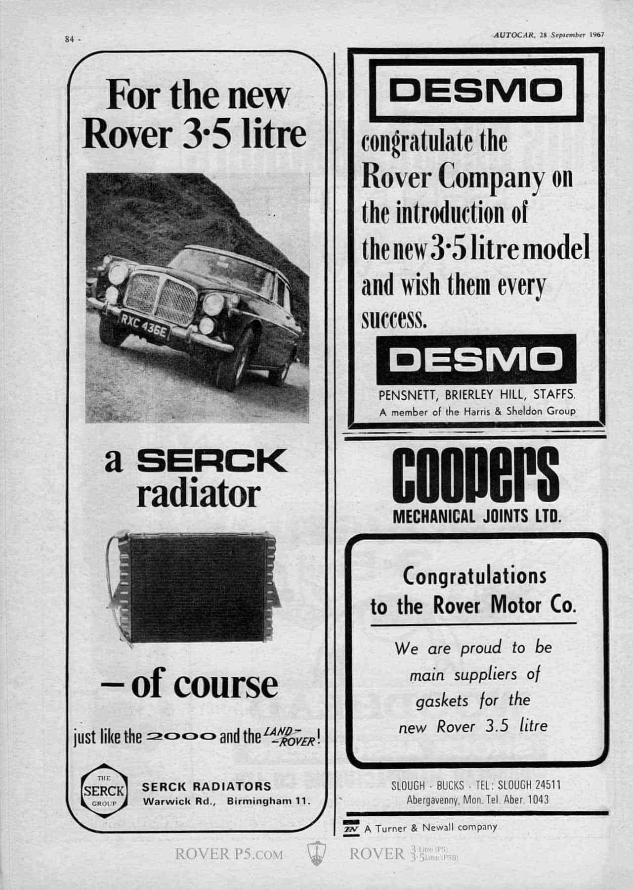 AD P5B Magazine-19670928-Autocar-Page-84-Advert-Serck-Desmo-Coopers.jpg  by Villain