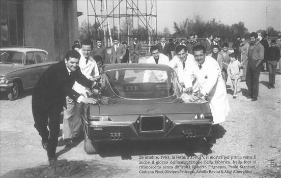 350GTV Prima-Lamborghini-1963.-Foto-Ghisoli-Egidio.-Prima-vettura-Lamborghini-350-GTV-.jpg - 