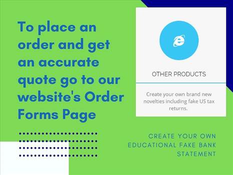 Apply for a fake bank statements, novelty documents, replacement docs. Know how to make a fake bank statement online and our full range of novelties.