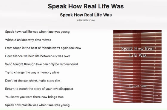 Speak How Real Life Was.jpg  by elizabethvitale