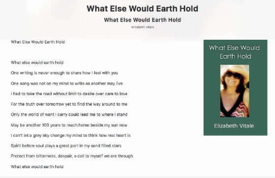 What Else Would Earth Hold.jpg  by elizabethvitale