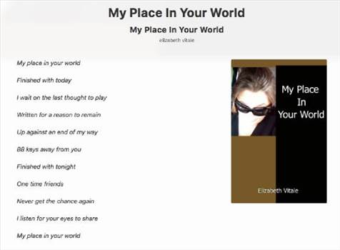My Place In Your World.jpg by elizabethvitale