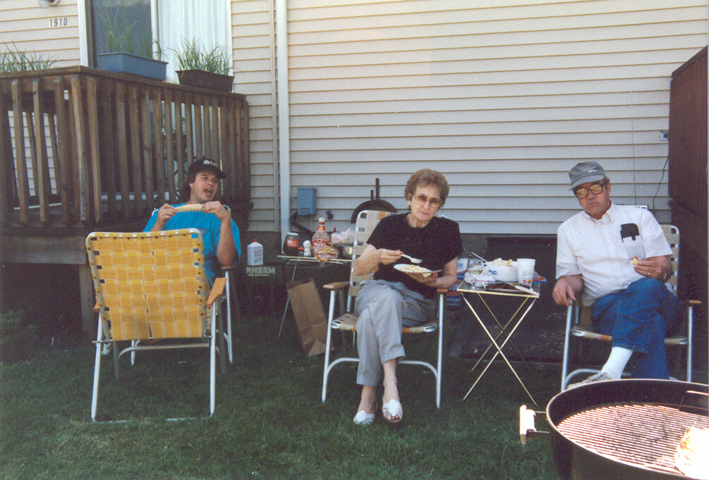 Tom&Mom&Dad- cookout Towson Ave.jpg  by tim15856